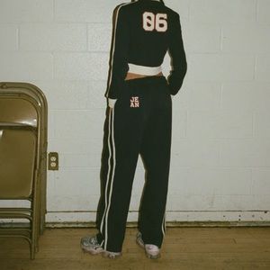 With jean mvp track pant